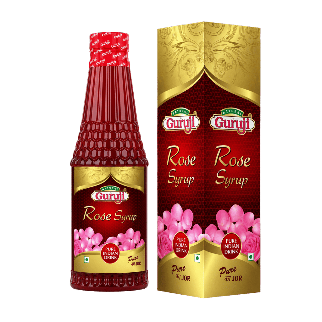Guruji Rose Syrup 750 ml buy online USA - 1